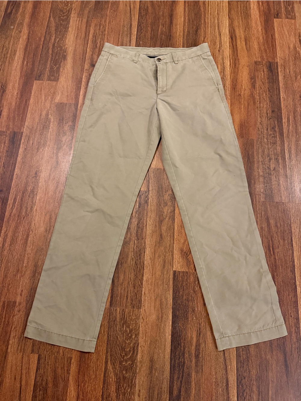 Roundtree & Yorke Men's Khaki Chino Pants - Light Tan